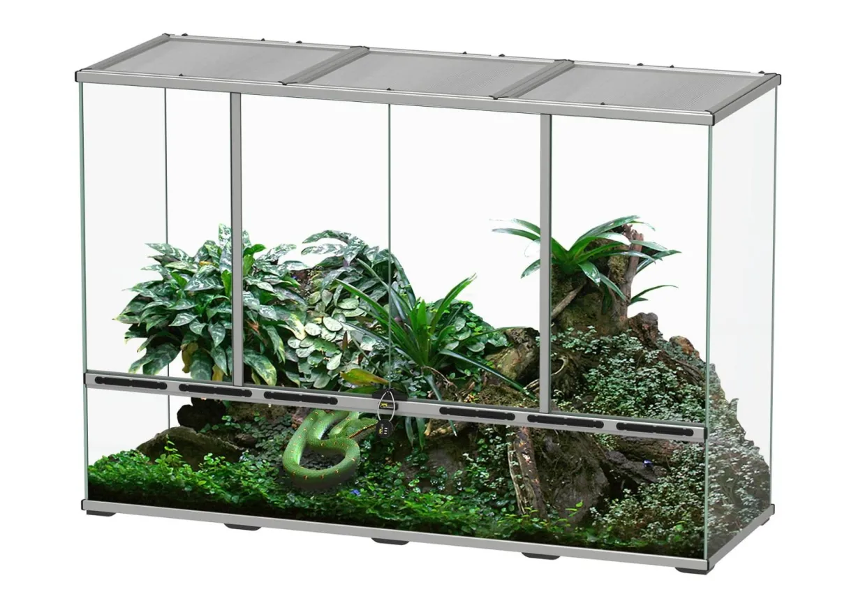 Terrarium paludarium reptile et amphibien 132x45x90 - Terratlantis