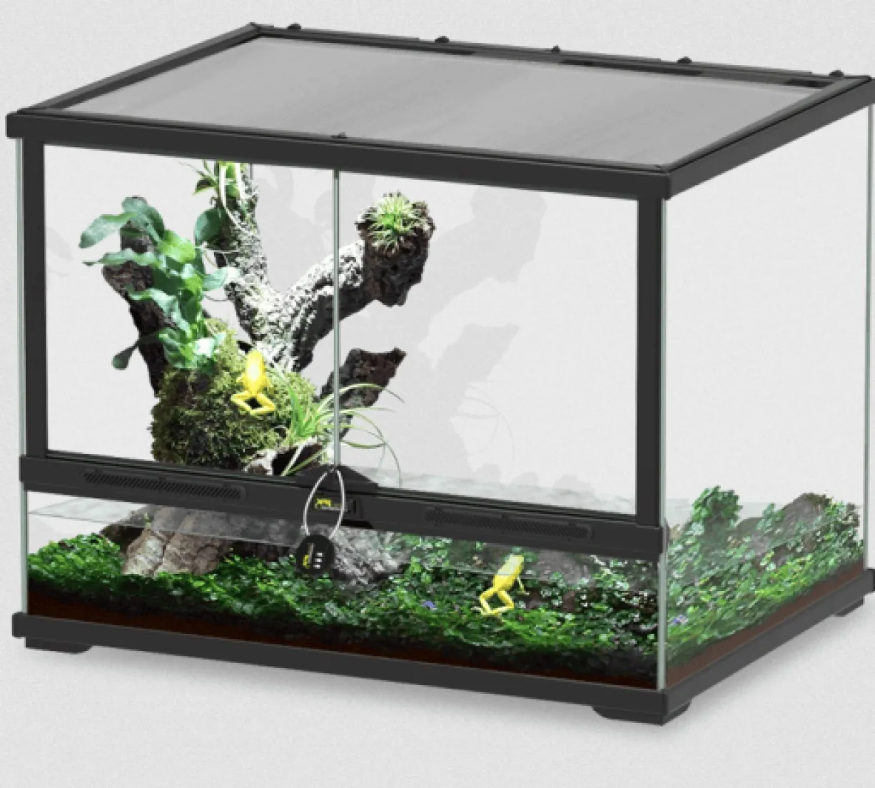 Terrarium reptile Smart Line 60x45x45 noir - Terratlantis