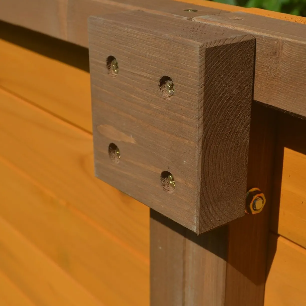 Terrasse pour niche chien bois universelle XL