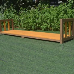 Terrasse pour niche chien bois universelle XL