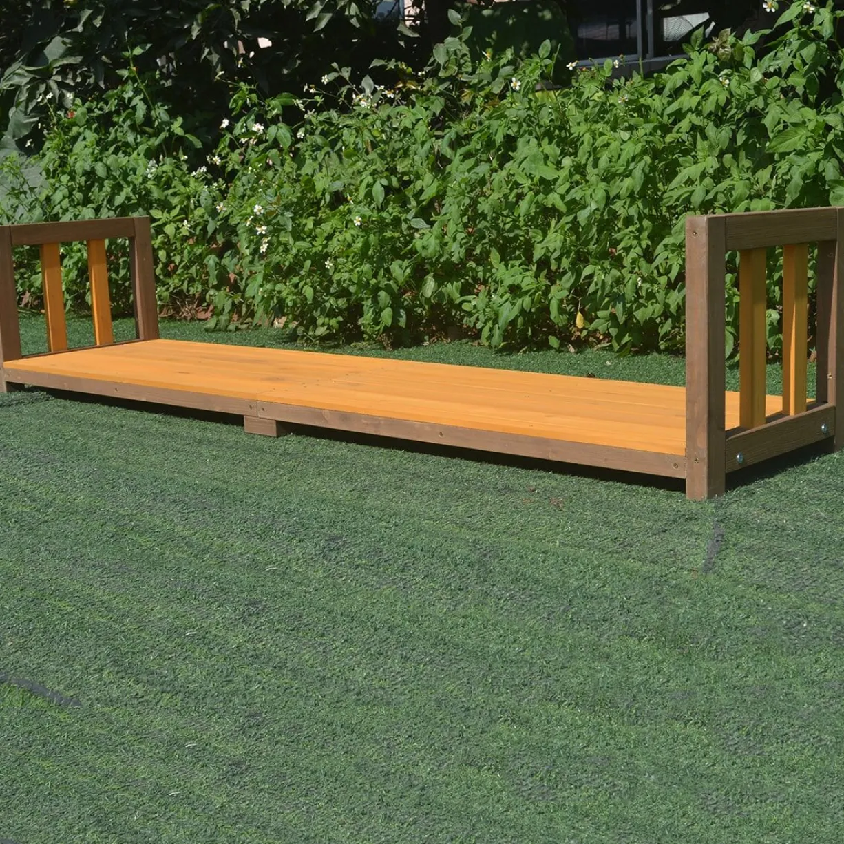 Terrasse pour niche chien bois universelle XL