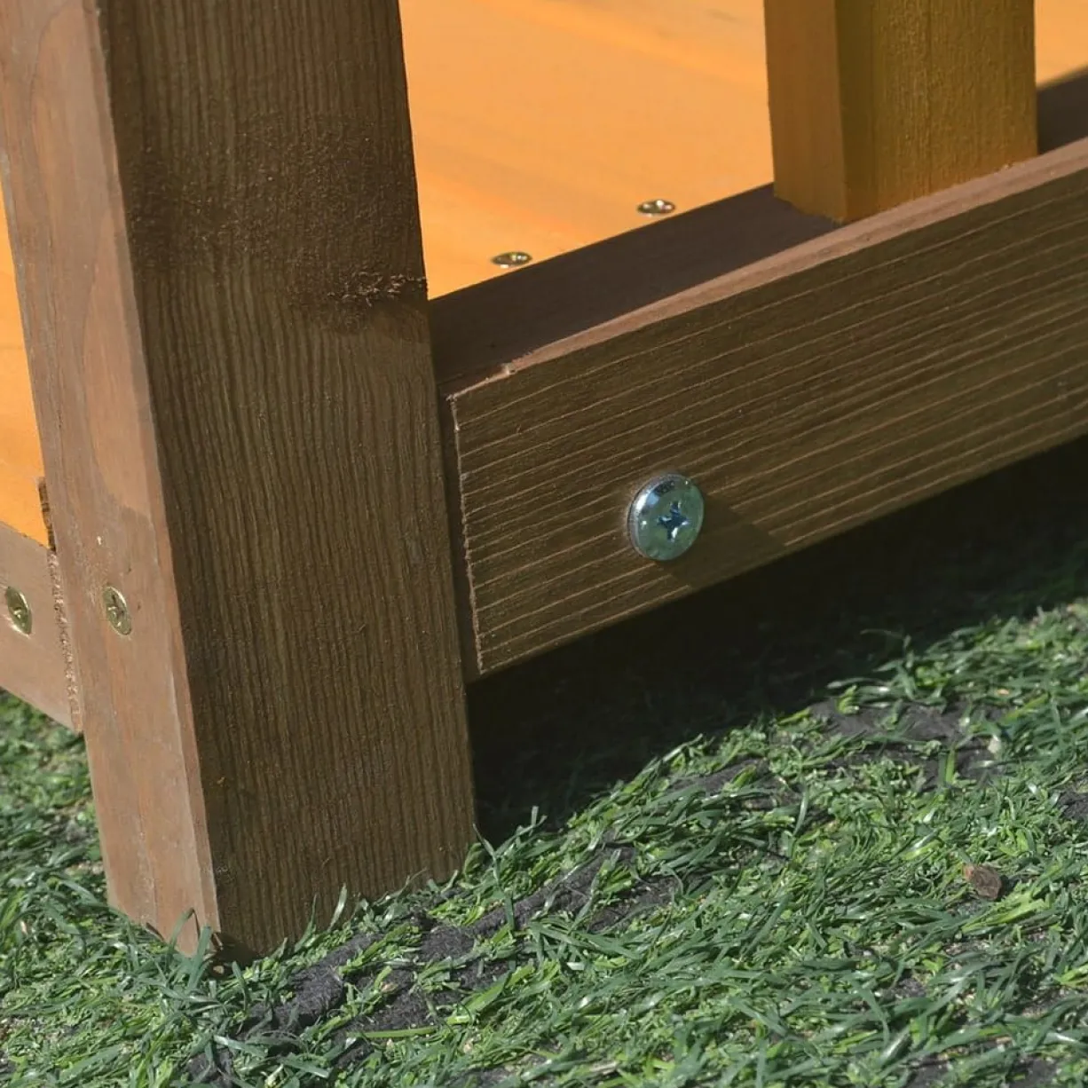 Terrasse pour niche chien bois universelle M