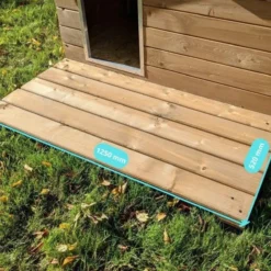 Terrasse universelle pour niche chien 125 x 52 cm
