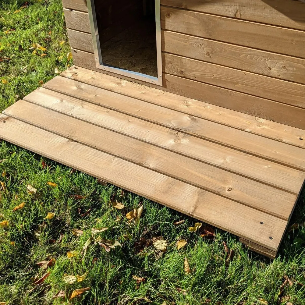 Terrasse universelle pour niche chien 125 x 52 cm