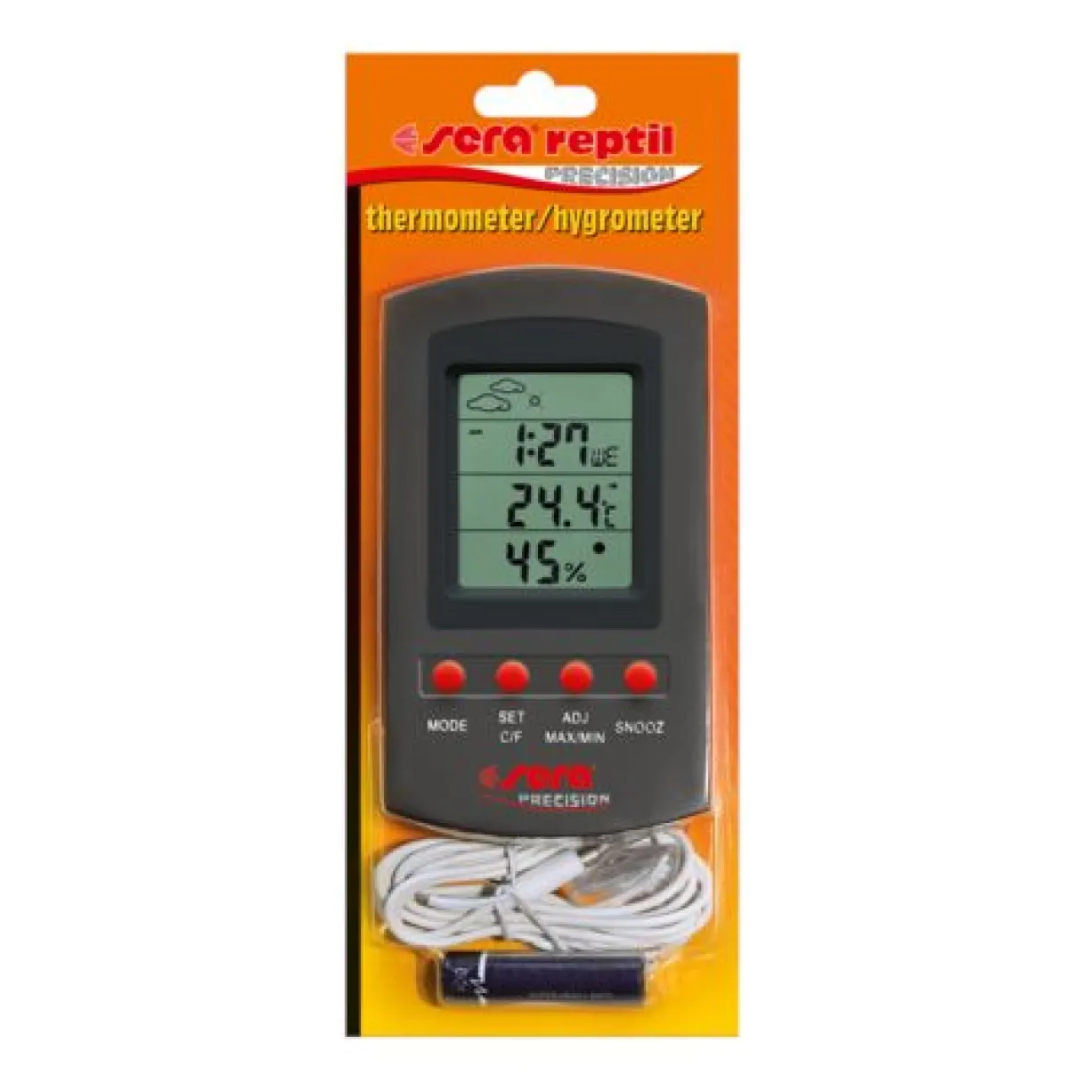 Thermomètre hygromètre digital pour terrarium - Sera
